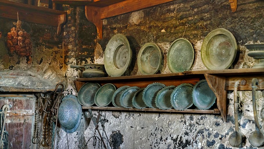 monastery, kitchen, orthodox, greek, meteora, greece, indoors HD wallpaper