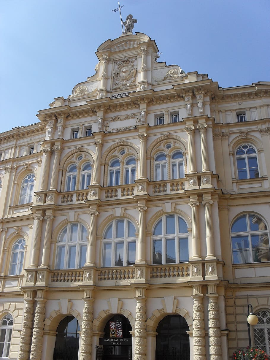 teplice, building, roofs, tourism, town, travel, view, architecture HD wallpaper