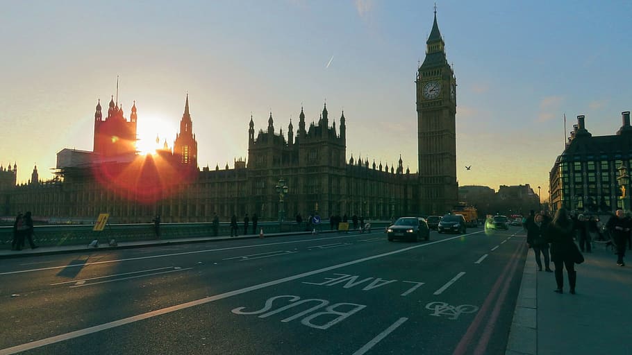 architecture, building, infrastructure, blue, sky, big, ben HD wallpaper