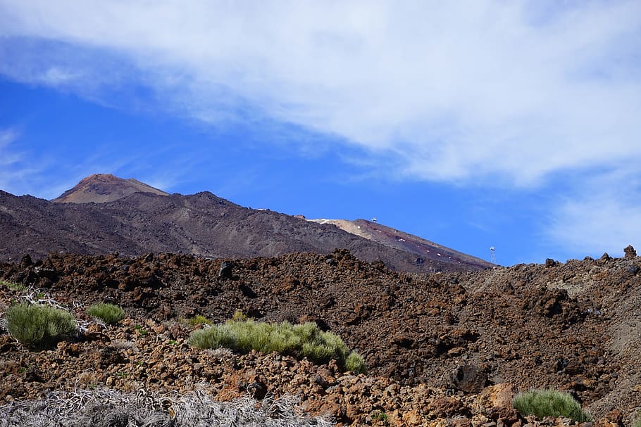 Lava Flow, Cold, Teide, pico del teide, teyde, teide national park, HD wallpaper