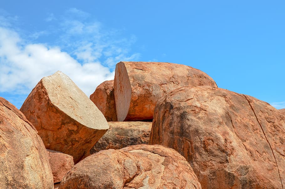 devils marbles, karlu karlu, rocks, australia, boulder, outback HD wallpaper