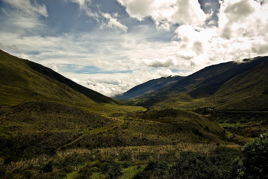 landscape, arbo, field, cloud - sky, scenics - nature, mountain HD wallpaper