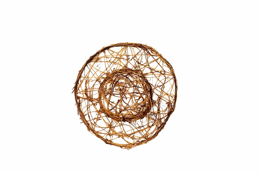 hat, white, background, decoration, straw, branches, twig, symbol HD wallpaper