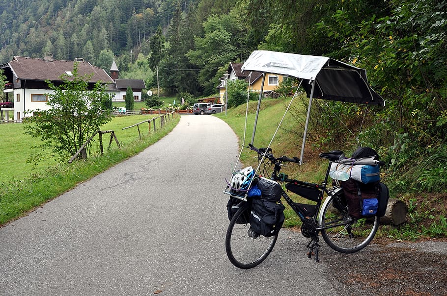 bike, the invention, peak, raincoat, protection, umbrella, travel