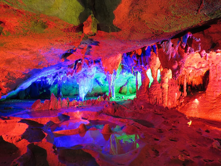 karst, cave, rock, guilin, stone, spectacular, the scenery