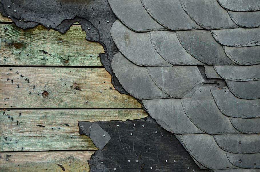 background, pattern, wood, old, slate, structure, boards, close HD wallpaper