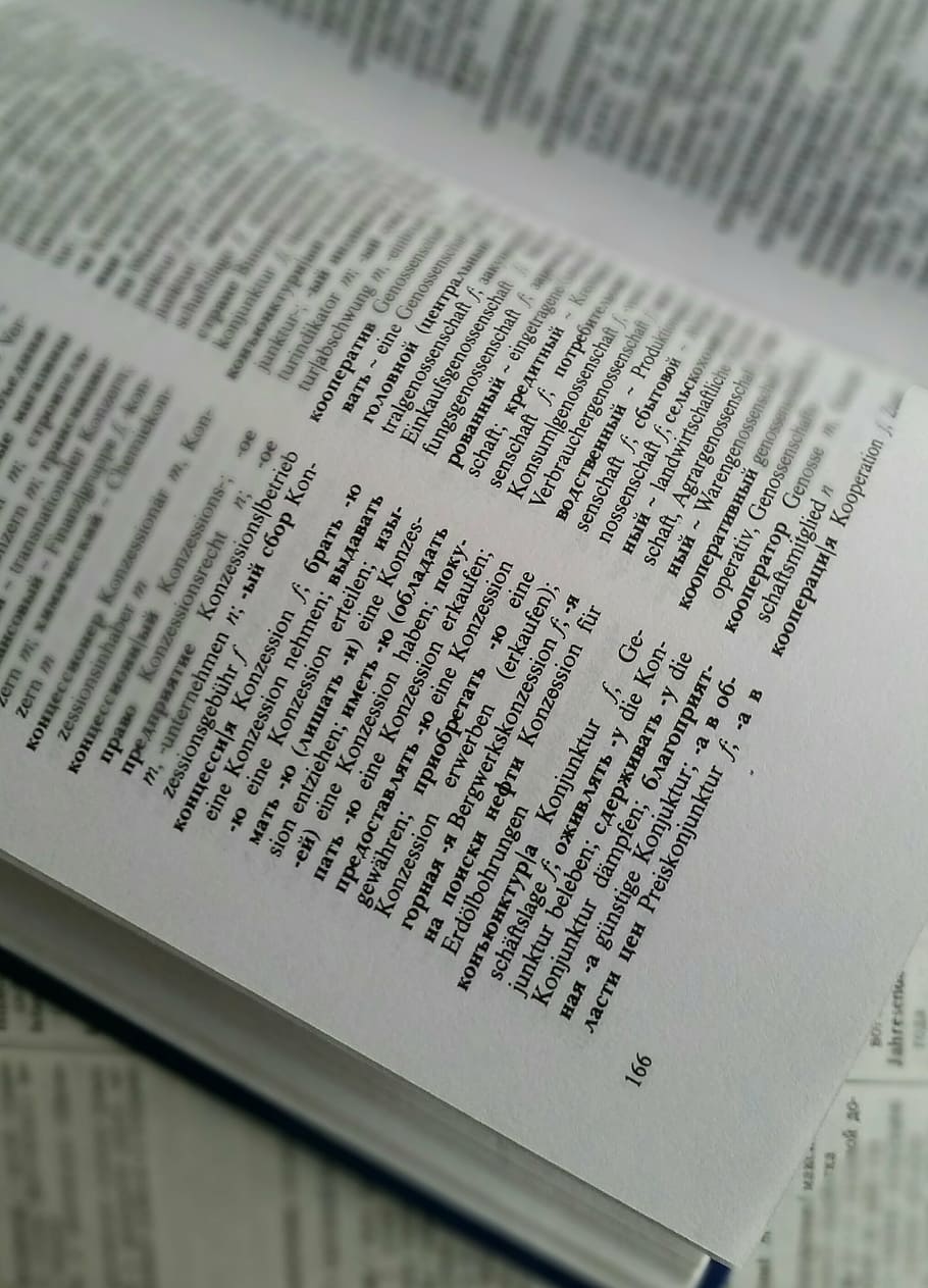 dictionary, russian-german dictionary, economic dictionary HD wallpaper