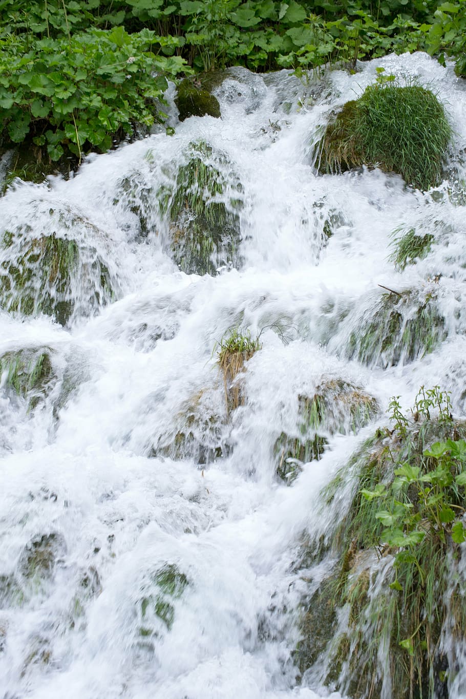 water, stones, waterfall, flow, motion, beauty in nature, scenics - nature HD wallpaper