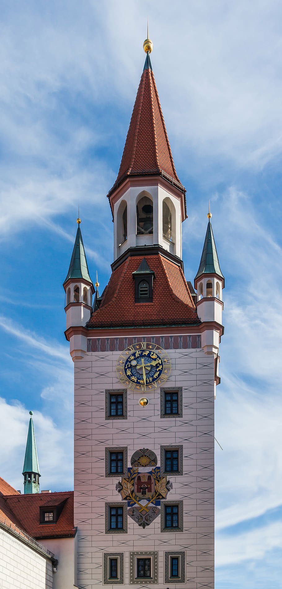 old town hall, bell tower, munich, bavaria, germany, architecture, HD wallpaper