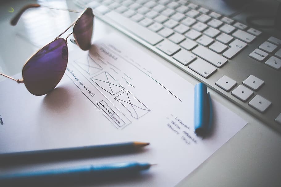 Web Design Sketch Layouts, uX, art and Design, business, finance HD wallpaper