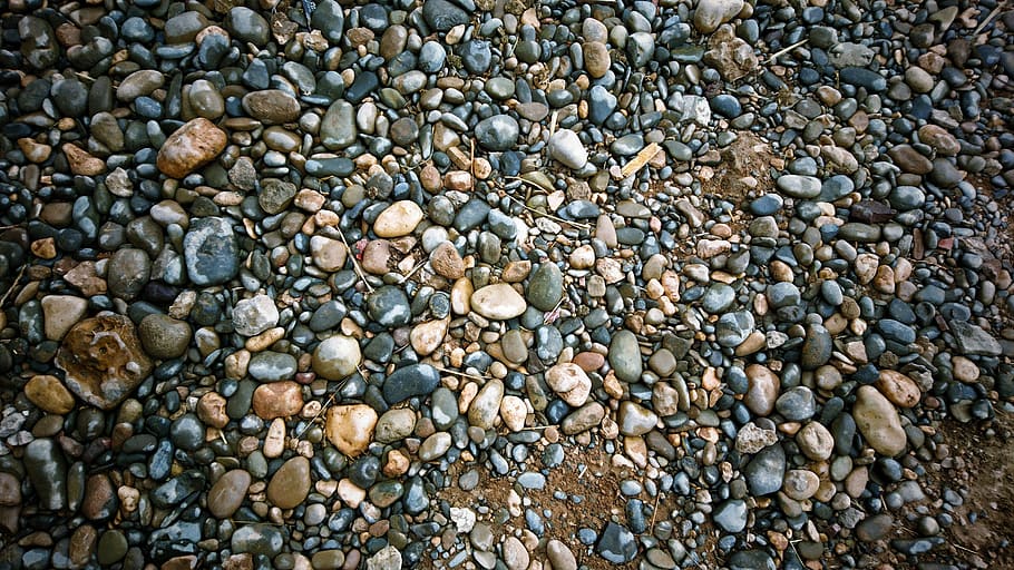 ground, black stone, lime،background screen, pebble, stone - object HD wallpaper