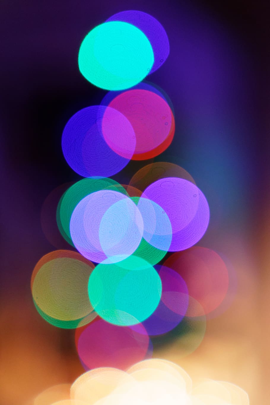 bokeh, light, blur, multi colored, illuminated, circle, defocused HD wallpaper