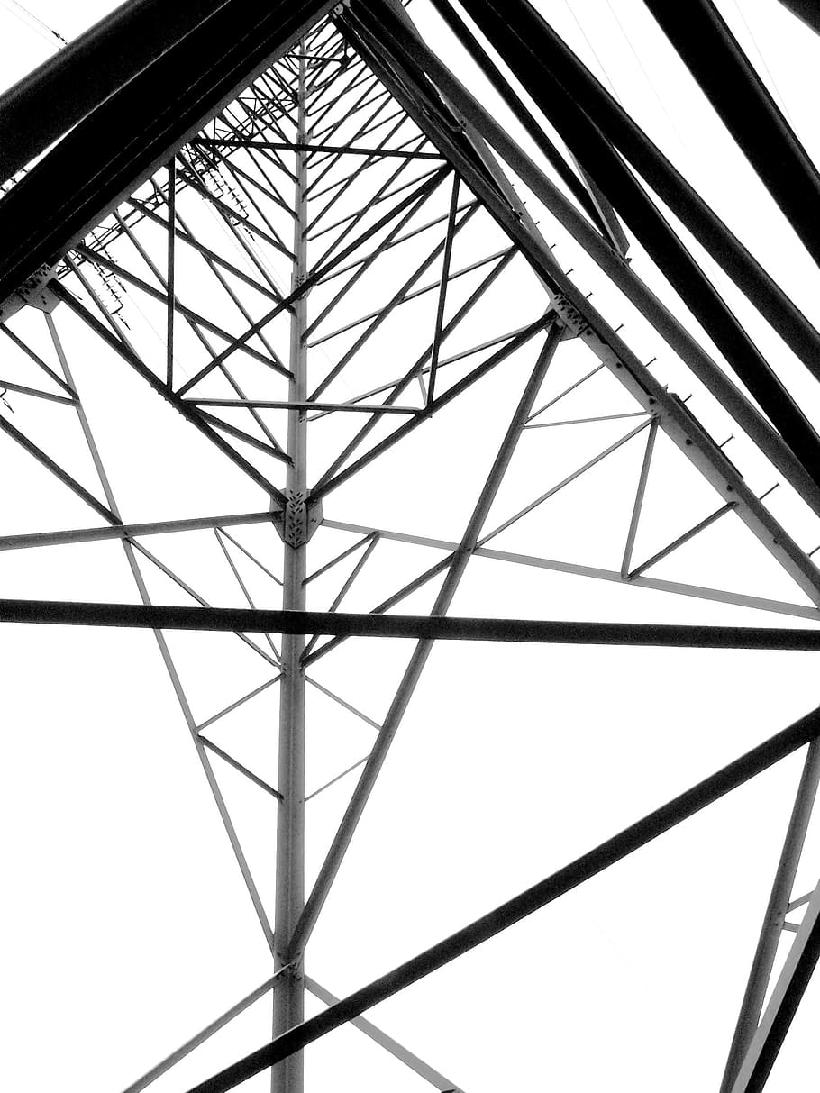 Strohm, Mast, Steel, Structure, strohm mast, indoors, pattern HD wallpaper