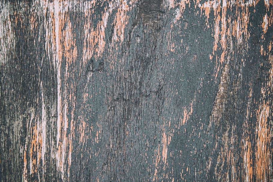 Close-up shot of fading wood and paint texture, image captured with a Canon DSLR, HD wallpaper