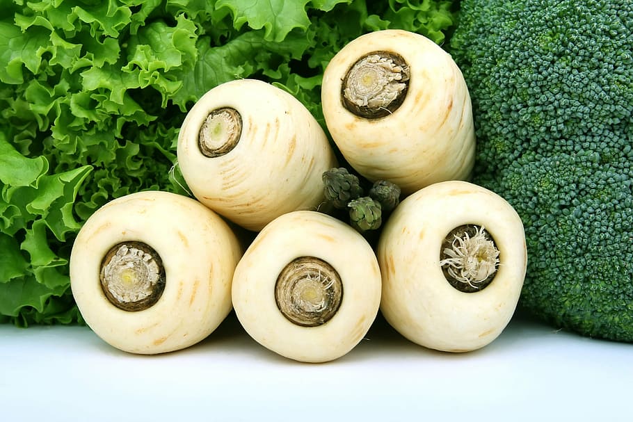 five white radishes, appetite, broccoli, calories, catering HD wallpaper