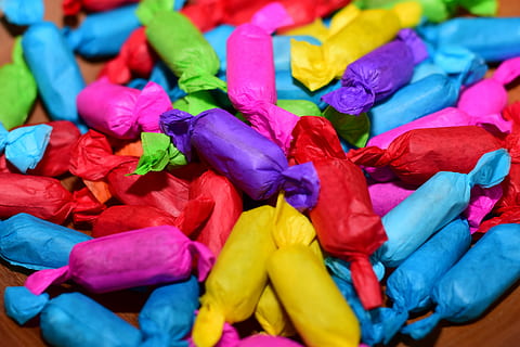 assorted-color candy wrap lot\, sugar, sweet, snack, colorful HD wallpaper