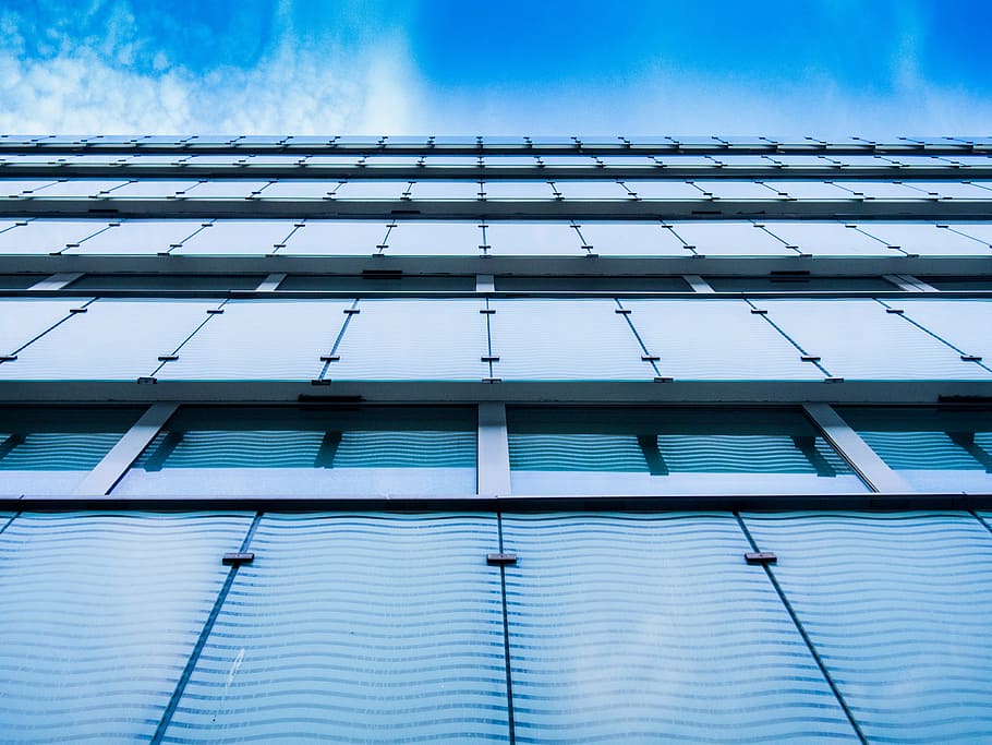 modern, building, windows, architecture, construction, modern building HD wallpaper