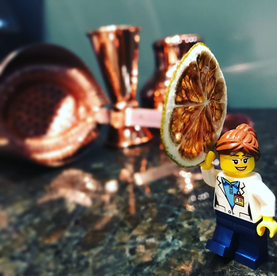 lemon, bar, beverage, citrus, yellow, copper, cocktail, lego HD wallpaper