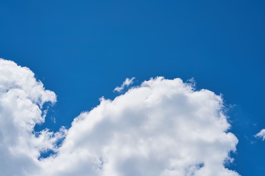 cloud, blue, sky, clouds, nature, summer, air, atmosphere, color HD wallpaper