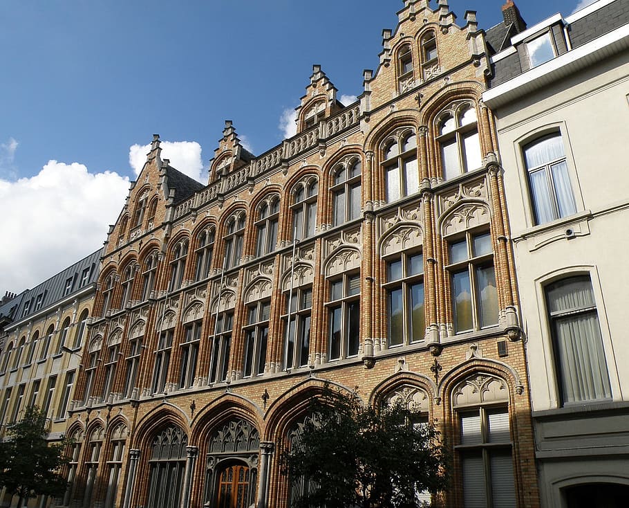 Antwerp, Belgium, Building, Structure, sky, clouds, city, cities HD wallpaper