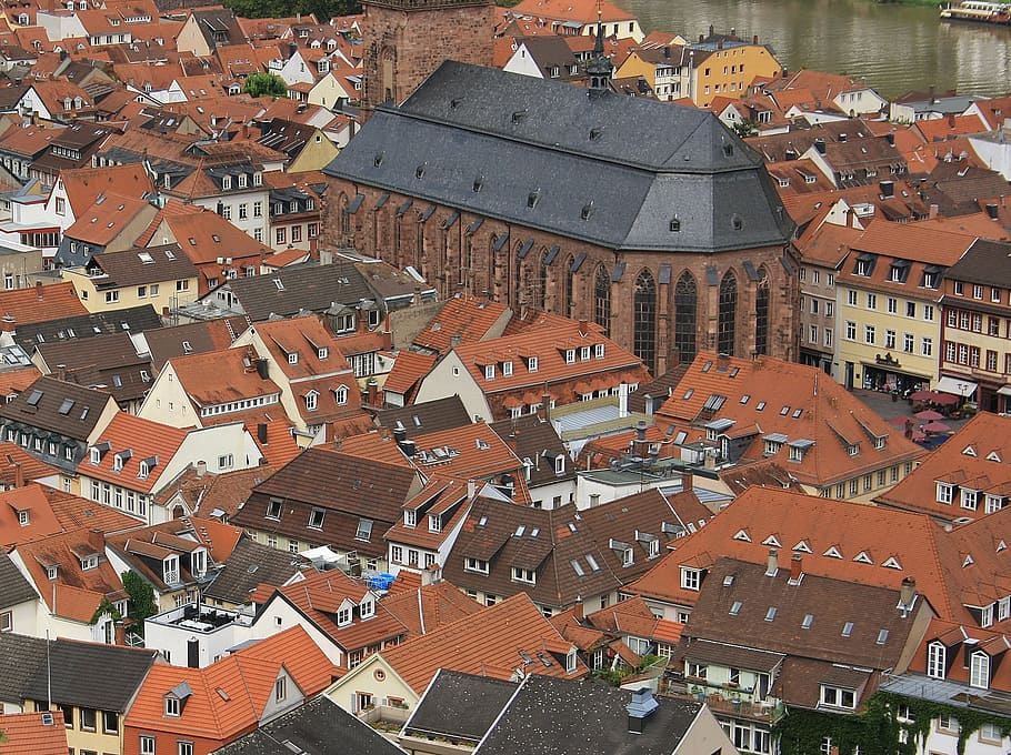 roofs, germany, view, architecture, building exterior, built structure HD wallpaper