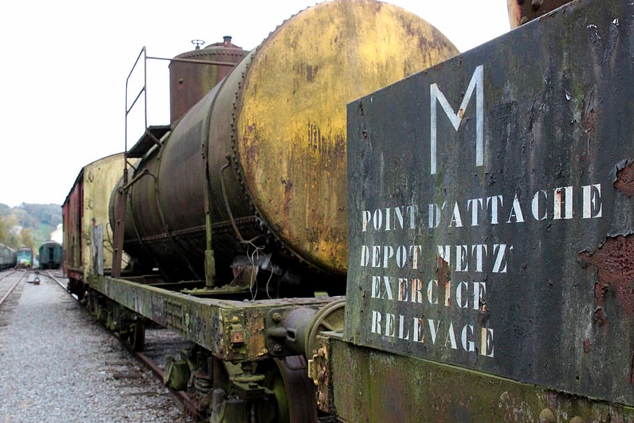 siding, discarded, wagon, trains, railway station, old, rusted HD wallpaper