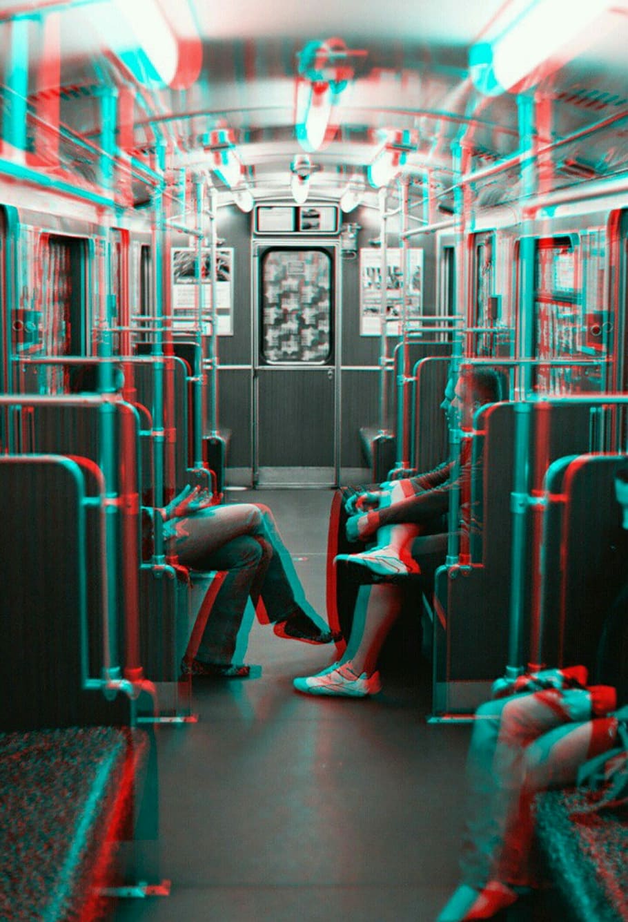 person sitting on trail seats, bus, subway, carriage, train HD wallpaper
