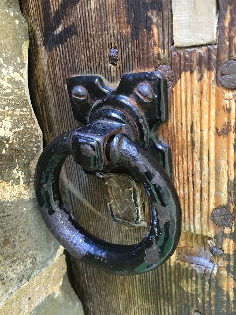 Heck, Bolt, Locked, door, wood - material, door knocker, close-up HD wallpaper