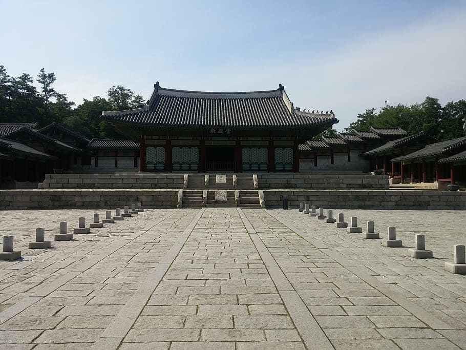 republic of korea, gyeonghuigung palace, the noble truce, the royal palace, HD wallpaper