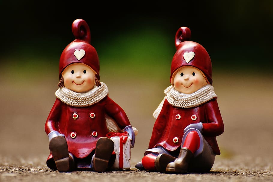figures, heart, funny, winter, christmas, deco, christmas time HD wallpaper