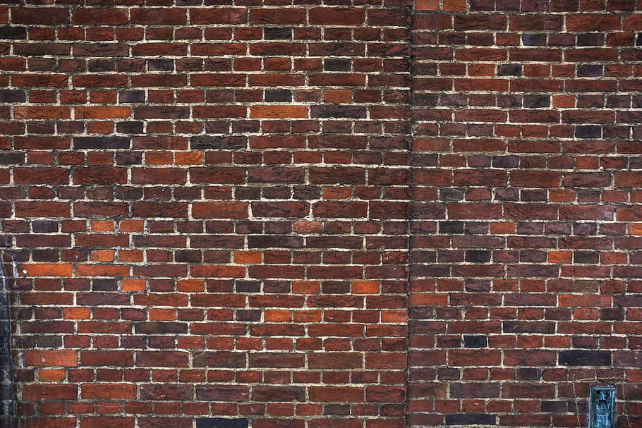 photography of brown wall bricks, abstract, backdrop, background HD wallpaper