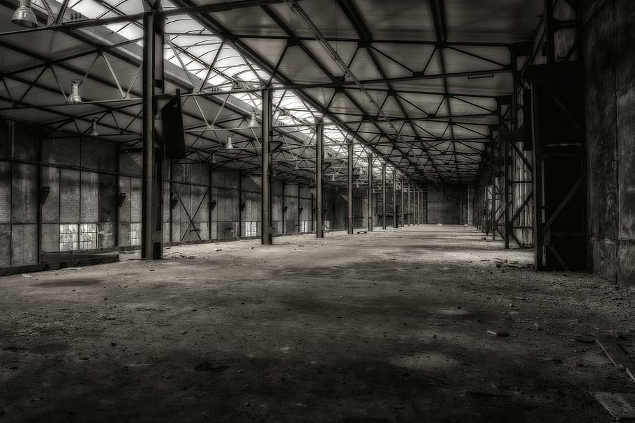 Lost, Stock, Factory, lost places, hall, building, pforphoto, HD wallpaper