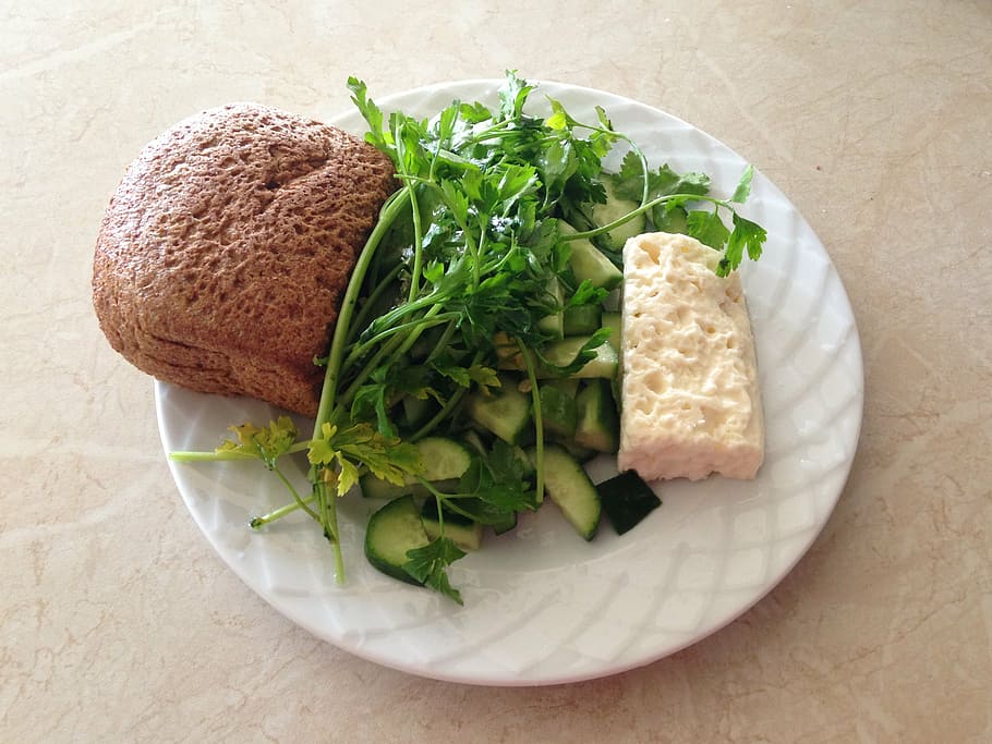 breakfast, cheese, bread, salad, green, detox, food, food and drink HD wallpaper
