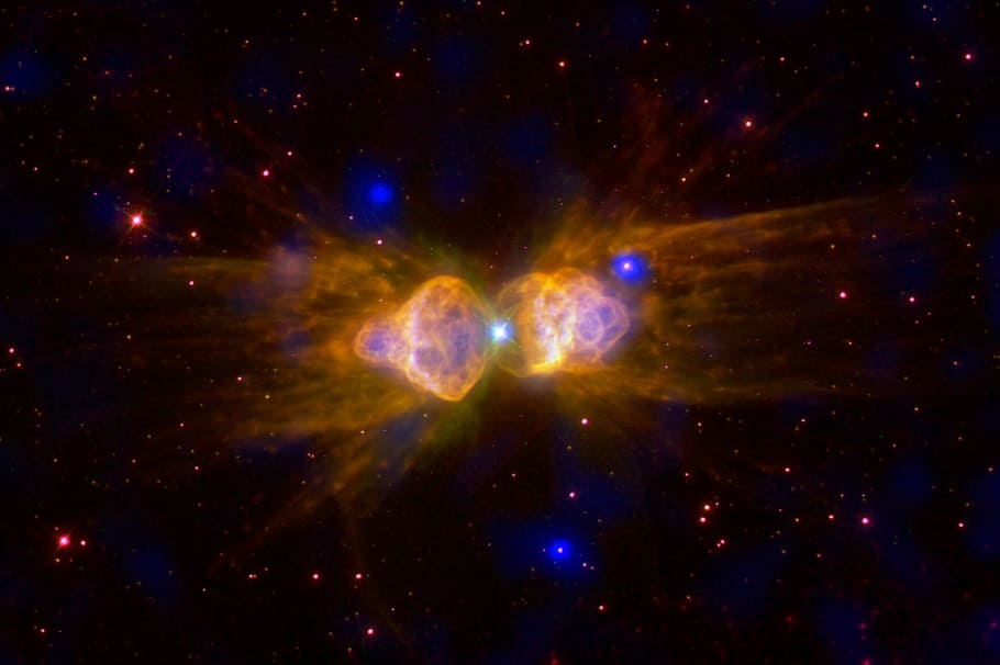 ant nebula, bipolar planetary nebula, stars, cosmos, menzel 3, HD wallpaper