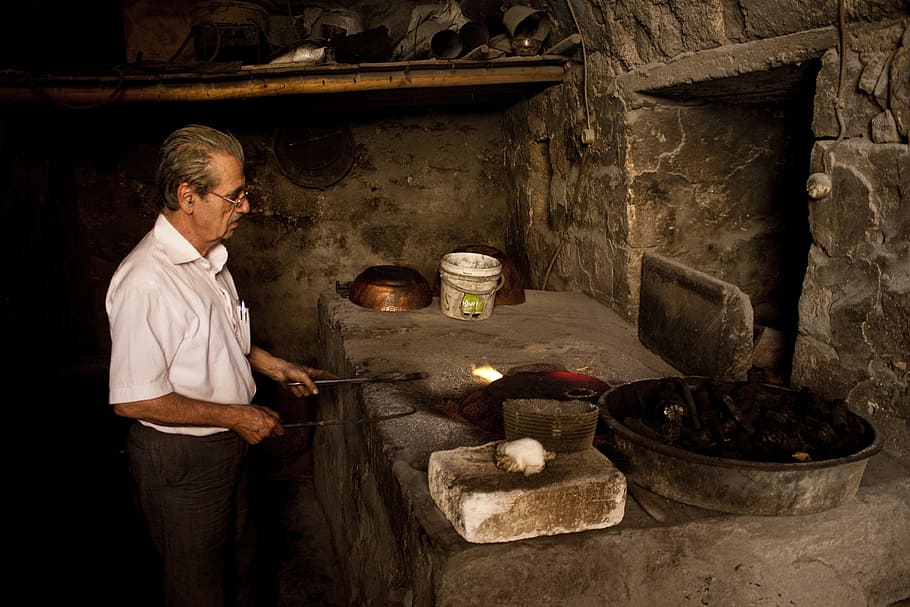Ali, Bellows, Coppersmith, Coal, Worker, master, mardin, one man only HD wallpaper