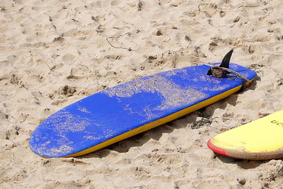 beach, surf board, surfing, summer, sport, surfer, water, surfboard, HD wallpaper