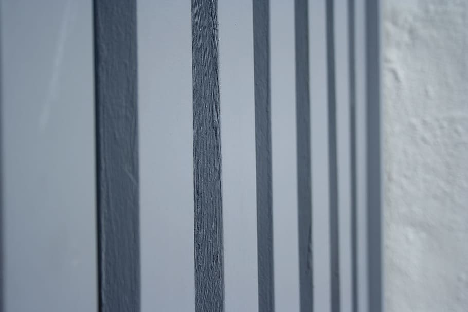 Fence, Wall, Paint, Gate, grey, background, day, no people HD wallpaper