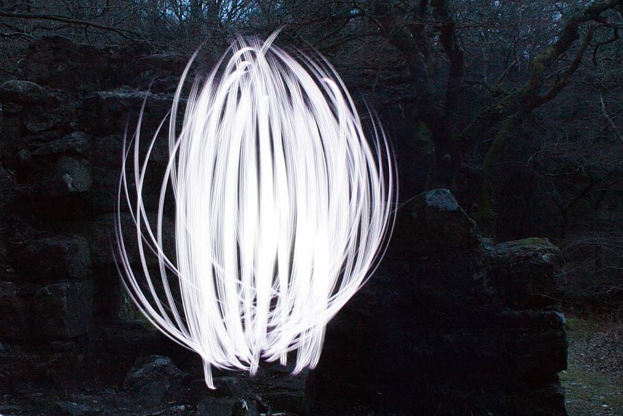 Light, Ball, Slow, Exposure, Camera, electricity, illuminated HD wallpaper