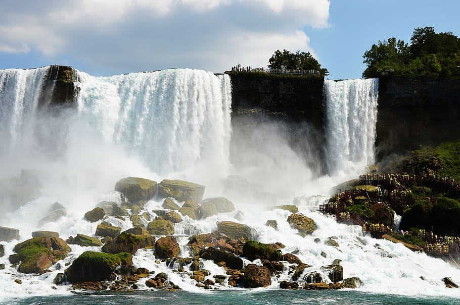 Niagara Falls, Places Of Interest, water masses, waterfall, nature, HD wallpaper