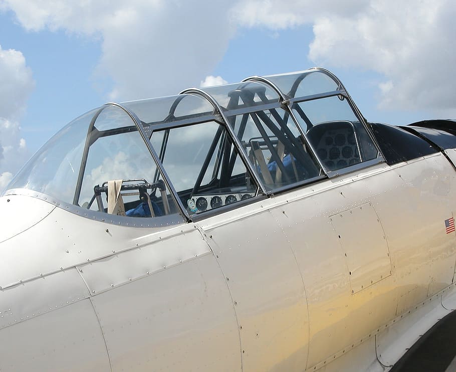 Airplane, Cockpit, Flight, transportation, aircraft, travel HD wallpaper