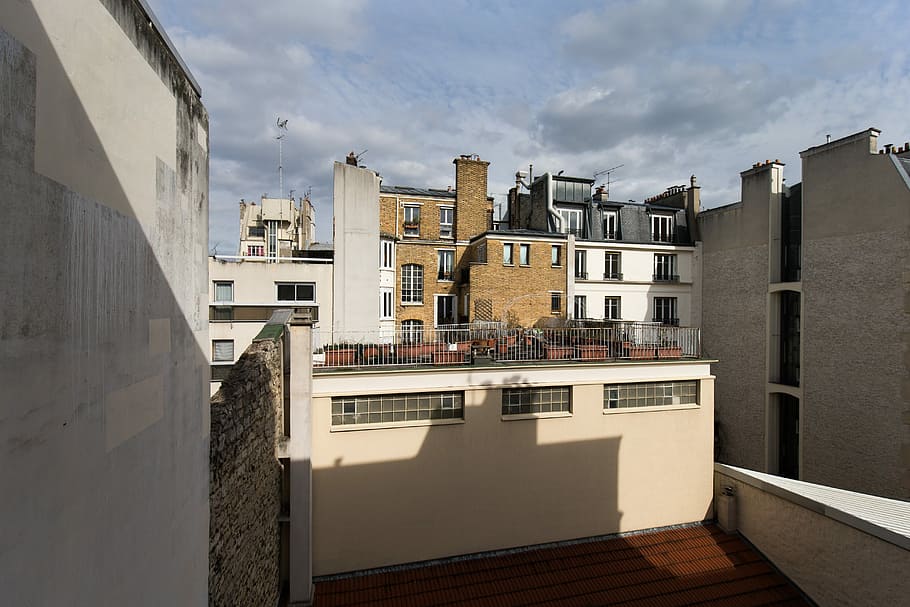 Building, Fireplace, sky, architecture, cloud - sky, building exterior HD wallpaper