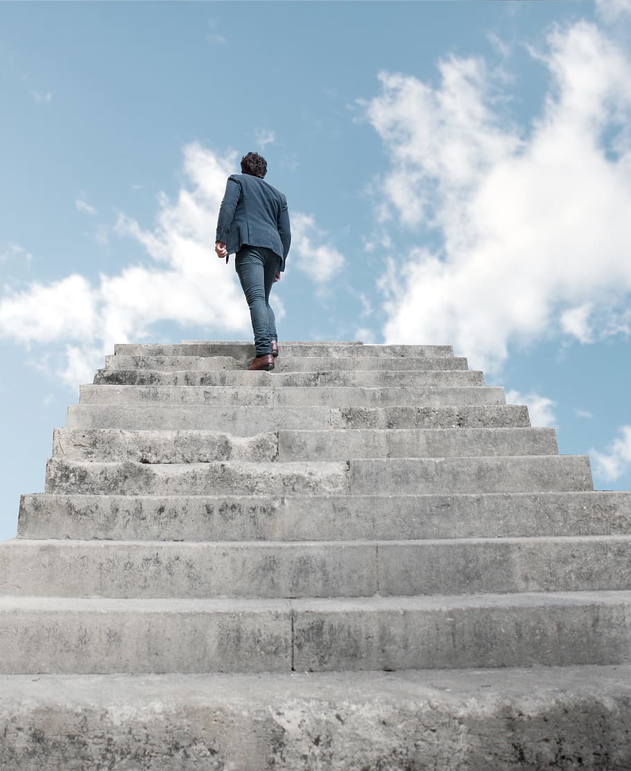 Bongo, olix, paul, cloud - sky, steps, full length, steps and staircases HD wallpaper