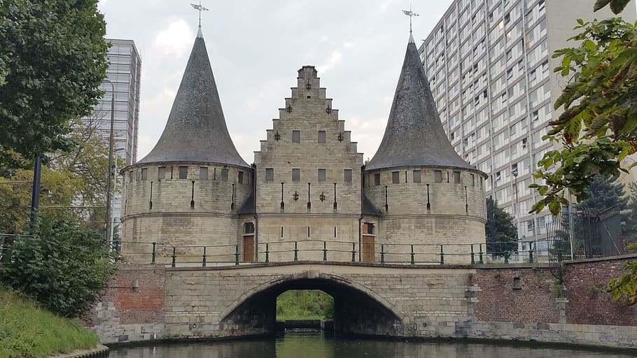 ghent, riverside, gent, castle, belgium, architecture, built structure, HD wallpaper