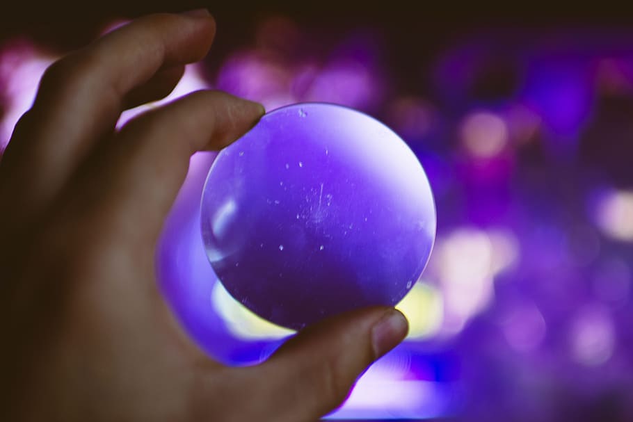 hand, circle, round, violet, human body part, human hand, holding HD wallpaper