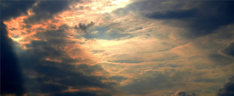sky, dark, light, black, cloud, dramatic, view, fantasy, color HD wallpaper