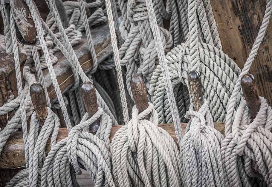 Rope, Fasteners, Nautical, full frame, strength, wool, tied knot HD wallpaper