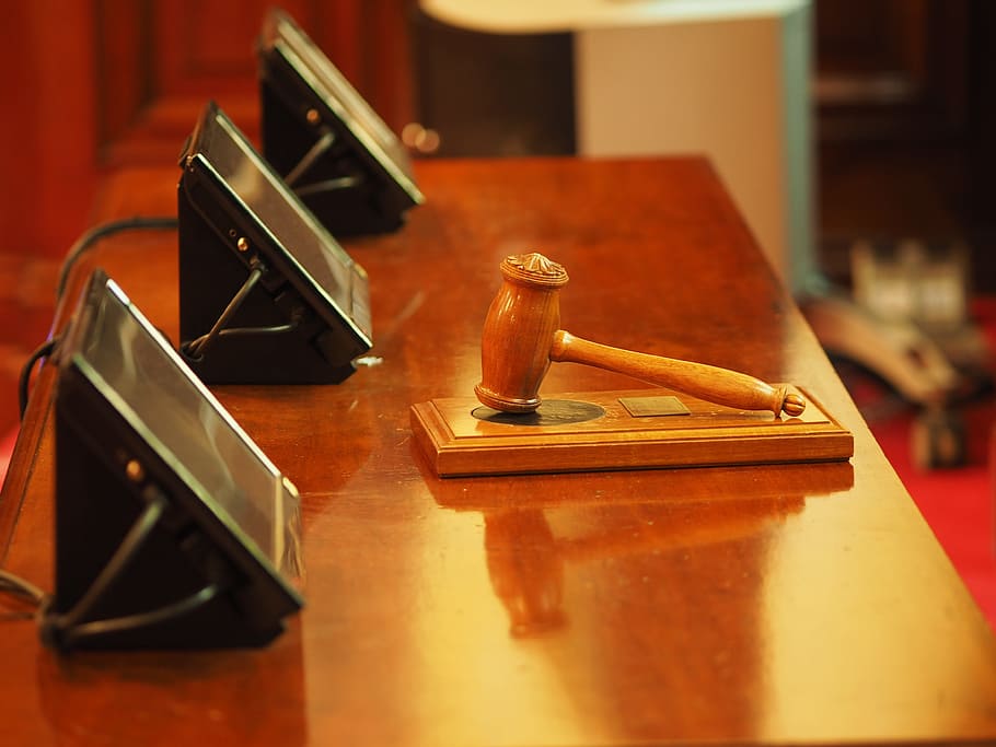 brown wooden mallet, judge, hammer, judgement, court, council
