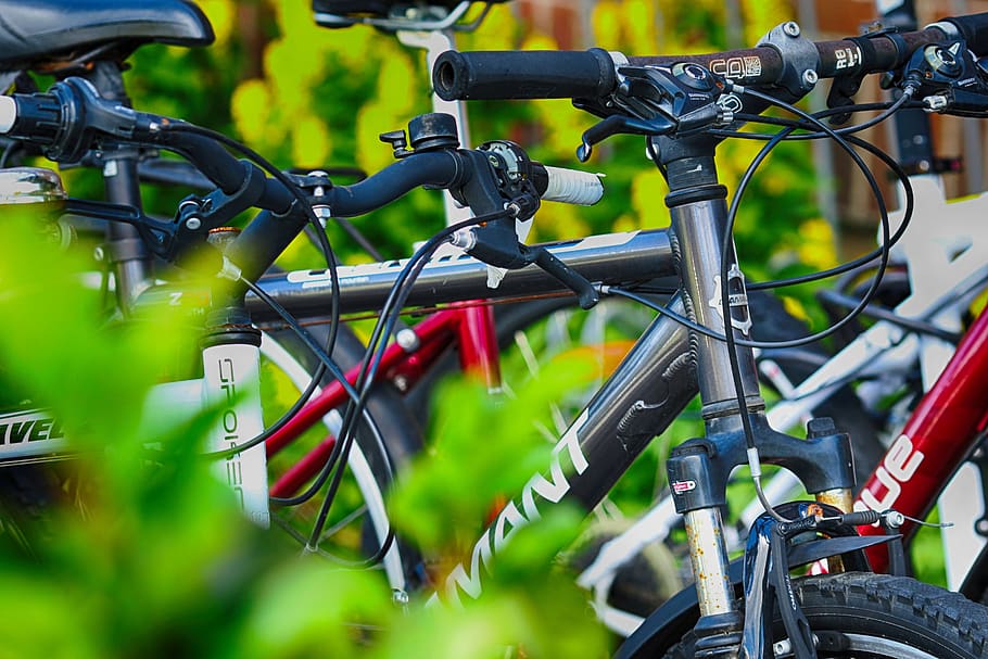 bike, bicycle, land vehicle, selective focus, no people, transportation HD wallpaper