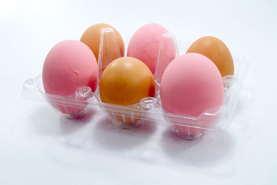 Closeup shot of Easter eggs, food/Drink, animal Egg, multi Colored HD wallpaper