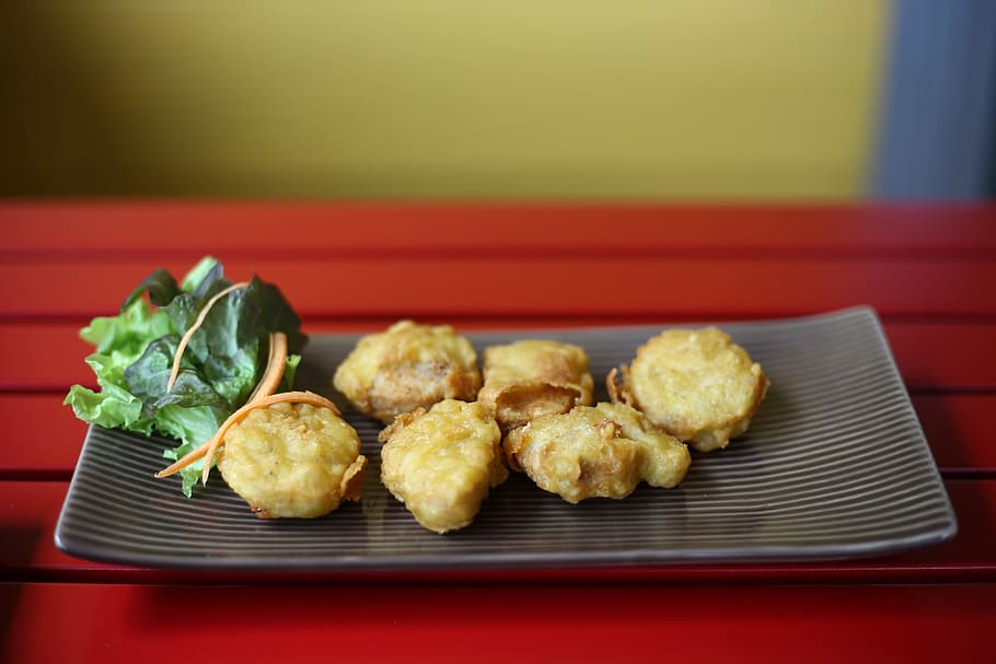 Nuggets, Fry, Food, food and drink, chopsticks, no people, ready-to-eat HD wallpaper